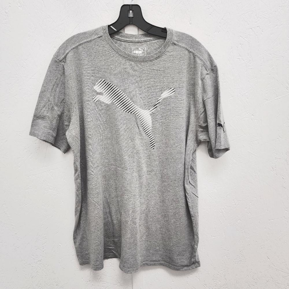 Tshirt Puma Large gray short sleeves